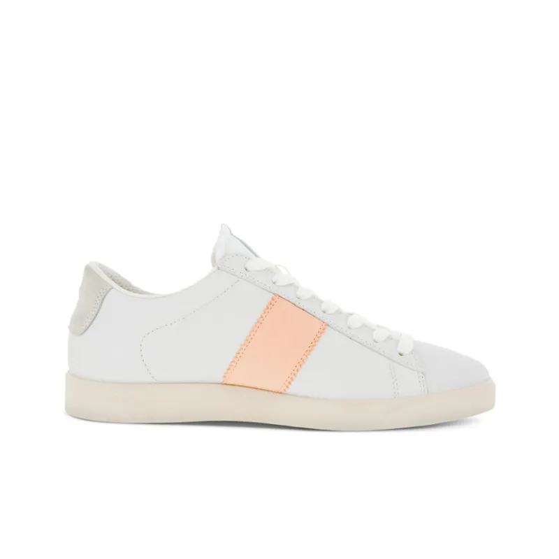 Ecco Street Light Series Stylish Skateboarding Shoes Women's White-1