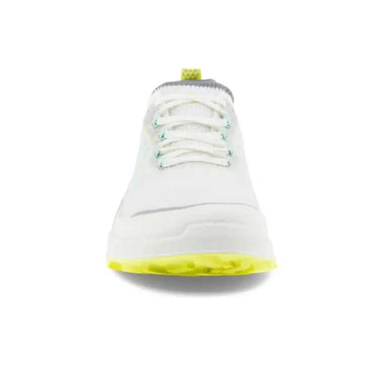 Ecco Abrasion Resistant Coverage Low Top Casual Shoes Women's White Yellow-5