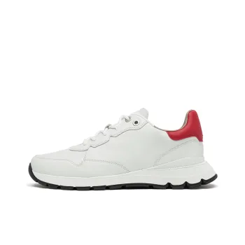 Clarks Low Top Casual Shoes Men's White