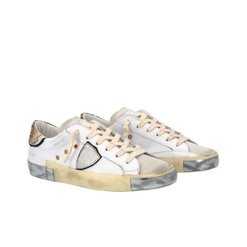 PHILIPPE MODEL Skateboard Shoes Women's Low-Top White-1