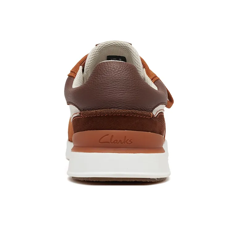 Clarks Low-Top Casual Shoes Men's Rusty Red-3