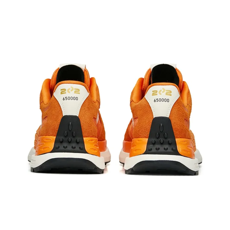 Anta Life Collection Lightweight Low Top Running Shoes Men's Orange-3