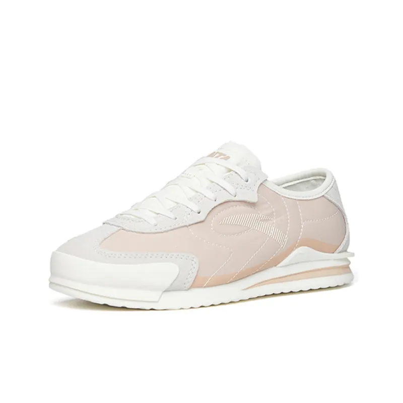 Anta Life Collection Cushioned Anti-Slip And Wear-Resistant Lightweight Low-Top Casual Shoes Women's Wheat Pink-2