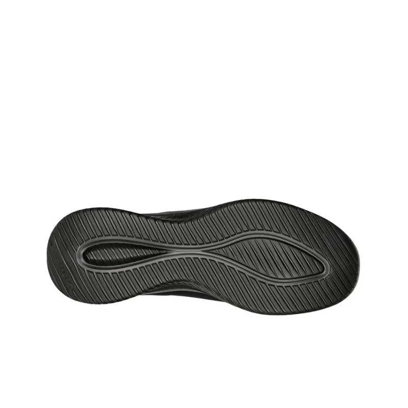 Skechers Ultra Flex 3.0 Cushioning, Slip Resistant, And Abrasion Resistant Low Top Casual Shoes Men's Black-4