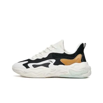 Anta Break The Cocoon Breathable Low Top Sports Casual Shoes Men's Black White