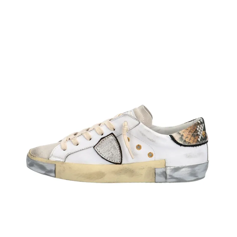 PHILIPPE MODEL Skateboard Shoes Women's Low-Top White-0