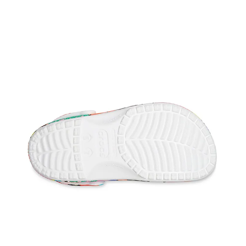 Crocs Classic Beach Sandals Unisex Multi Color White-5