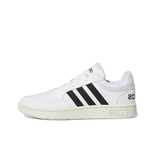 Adidas Hoops 3.0 White Black