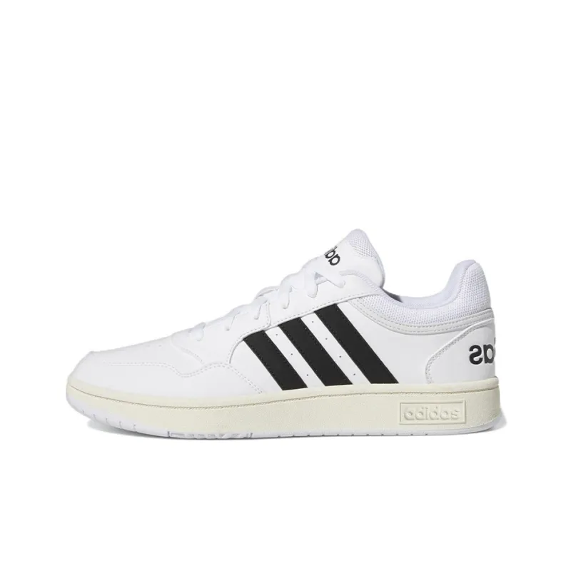 Adidas Hoops 3.0 White Black-0