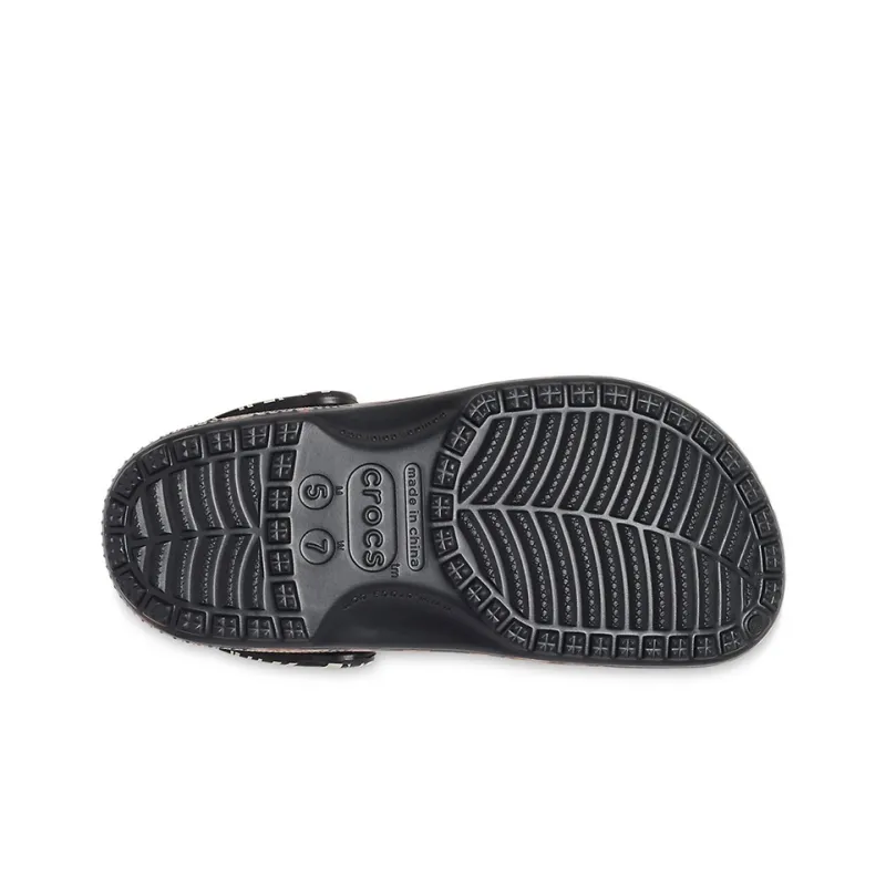 Crocs Classic Animal Beach Sandals Unisex Black-5