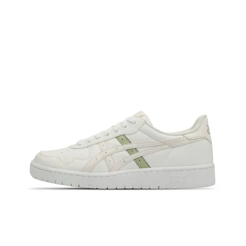 Asics JAPAN S Anti-Slip Wear-Resistant Low-Top Skateboard Shoes Women's Cloud White Green