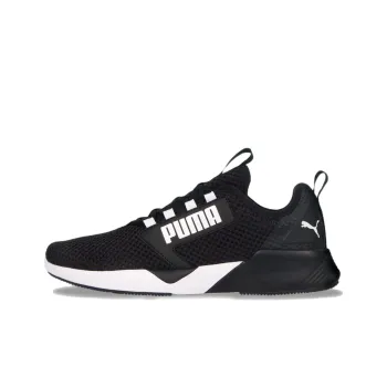 PUMA Retaliate Tenis Tongue Fresh Cushioned Wear-Resistant Breathable Low-Top Running Shoes Men's Black