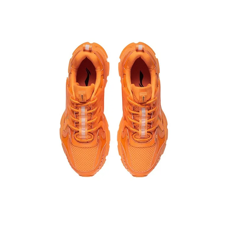 LiNing Lingwind Cushioning Rebound Low Top Running Shoes Men's Ice Orange-3
