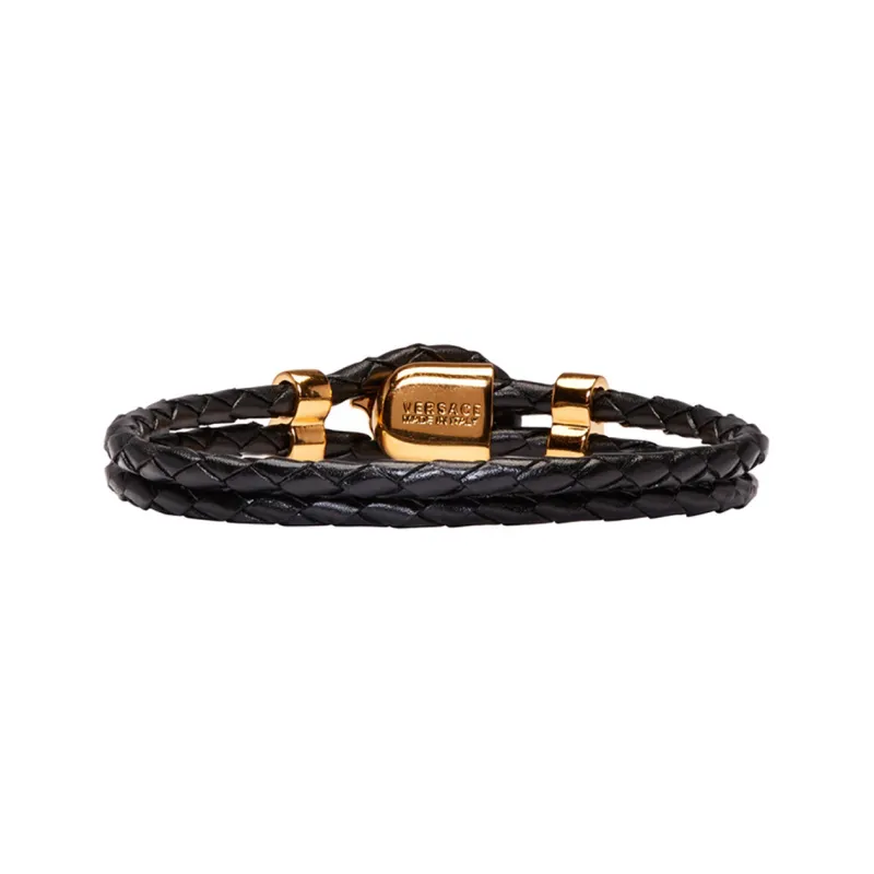 VERSACE Medusa Leather Bracelet-2