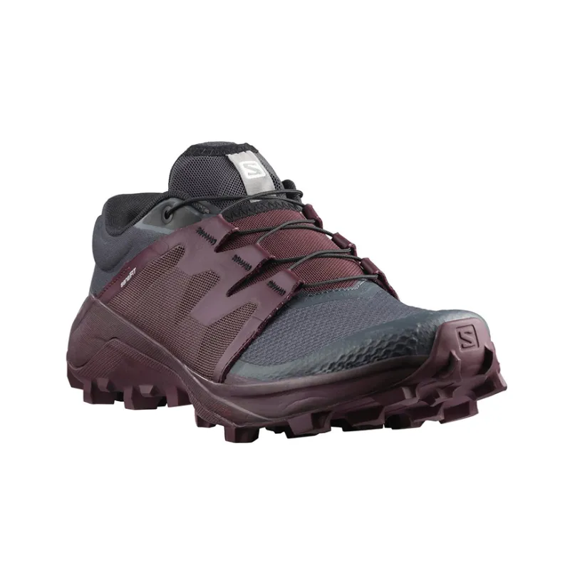 SALOMON Wildcross 1 Running Shoes Women's Low-Top Black/Red-1