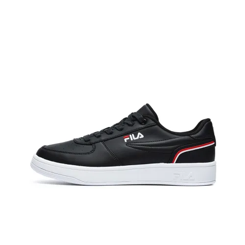 FILA FX-5 Skateboard Shoes Men Low-Top Black