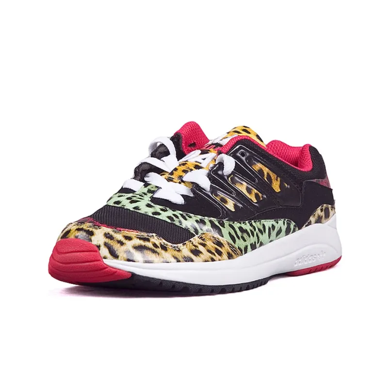 Adidas Originals Torsion Allegra Wear-Resistant Low-Top Running Shoes Women's Leopard Print-1