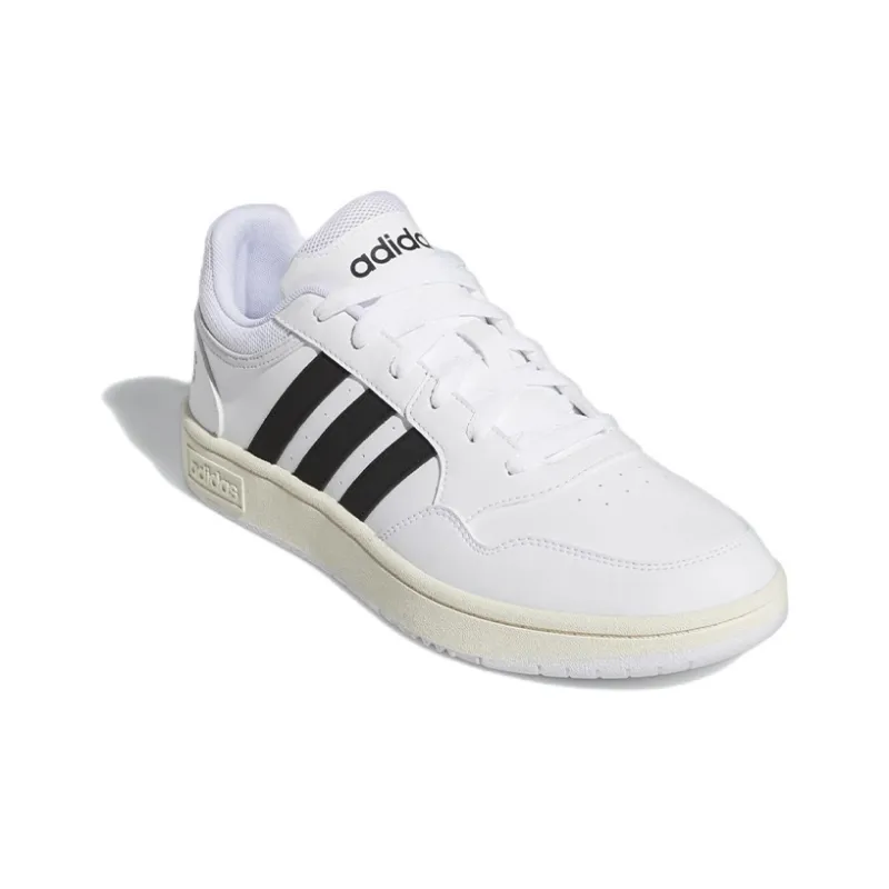 Adidas Hoops 3.0 White Black-2