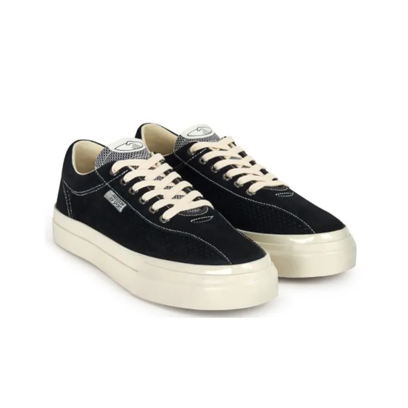 Stepney Workers Club DELOW TRACK PERF Stylish Skateboarding Shoes Men's Black-1