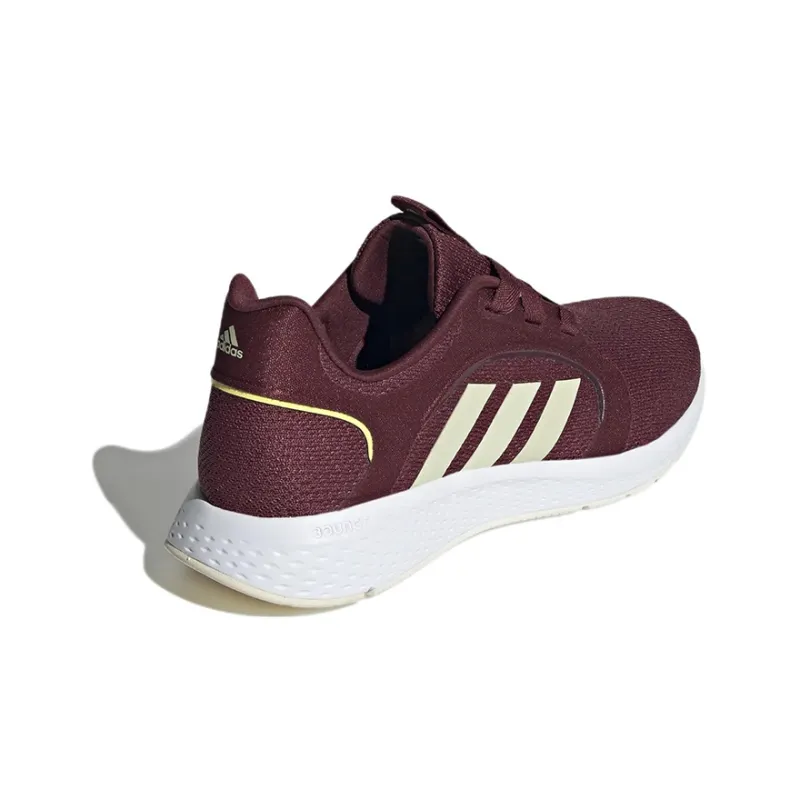Adidas Edge Lu Wear-Resistant Low-Top Running Shoes Women's Burgundy-3