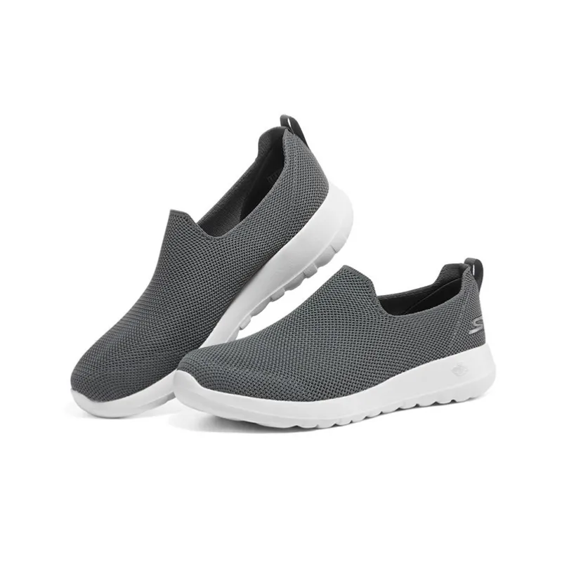 Skechers GO WALK Ma Cushioned Anti Slip And Wear Resistant Lightweight Low Top Casual Shoes Men's Charcoal Gray-2