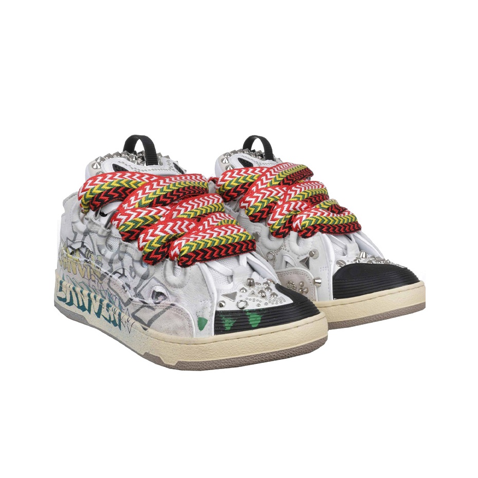 Lanvin Curb Sneaker Graffiti Women's - POIZON