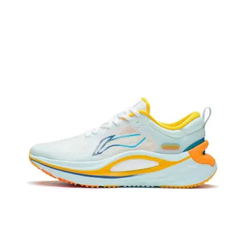 LiNing Furious Rider Durable Breathable Low Top Running Shoes Men's White Blue