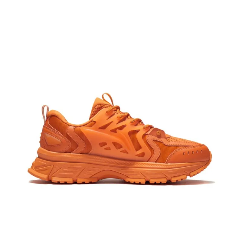 LiNing Lingwind Cushioning Rebound Low Top Running Shoes Men's Ice Orange-1