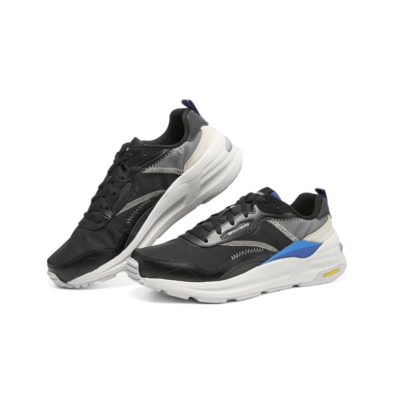 Skechers Global Jogger 'Black Gray Blue'-2