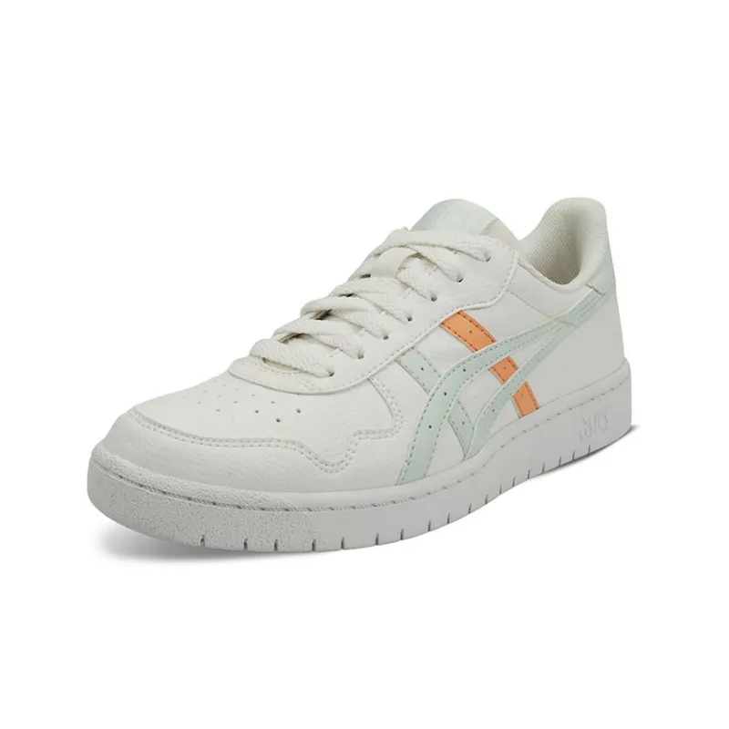 Asics JAPAN S Skateboard Shoes Women's Low-Top White/Orange/Green-2