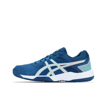 Asics Anti-Slip And Wear-Resistant Lightweight Low-Top Tennis Shoes Women's Indigo Blue Powder