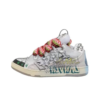 Lanvin Curb Sneaker Graffiti Women's