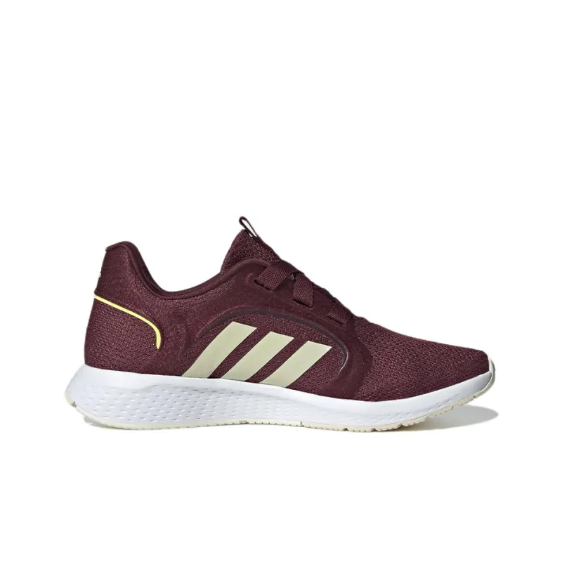 Adidas Edge Lu Wear-Resistant Low-Top Running Shoes Women's Burgundy-1