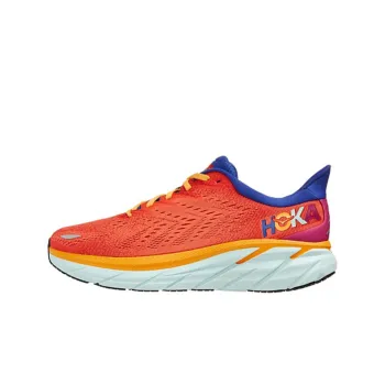 HOKA ONE ONE Clifton 8 Fiesta Orange Purple Women's