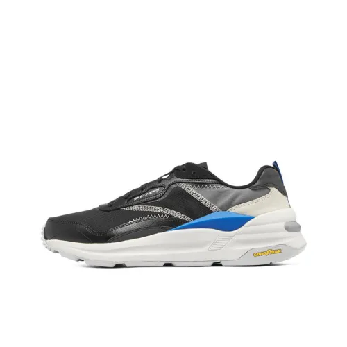 Skechers Global Jogger Running Shoes Men Low-Top Black/Gray/Blue/White