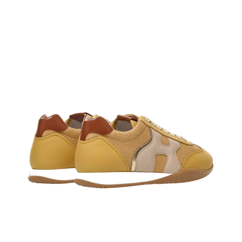 HOGAN Olympia Casual Shoes Women's Low-Top Yellow-3