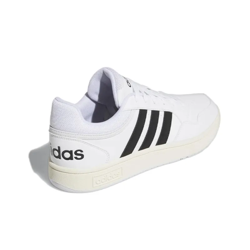 Adidas Hoops 3.0 White Black-3