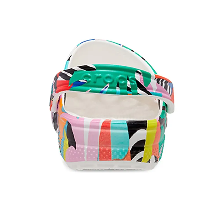 Crocs Classic Beach Sandals Unisex Multi Color White-4