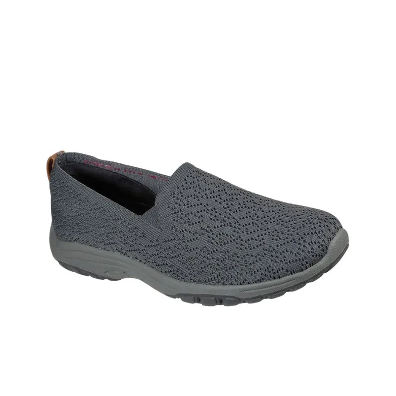 Skechers Reggae Fest Casual Shoes Women's Low-Top Charcoal Gray-2