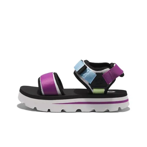 Timberland Euro Swift Beach Sandals Women's Black/Purple