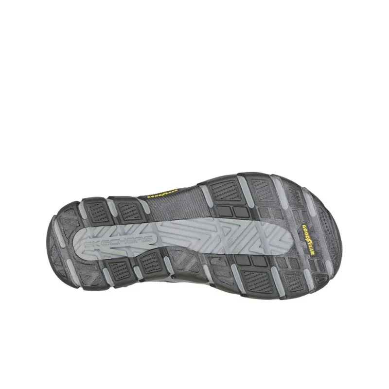 Skechers Respected Beach Sandals Men Gray-4