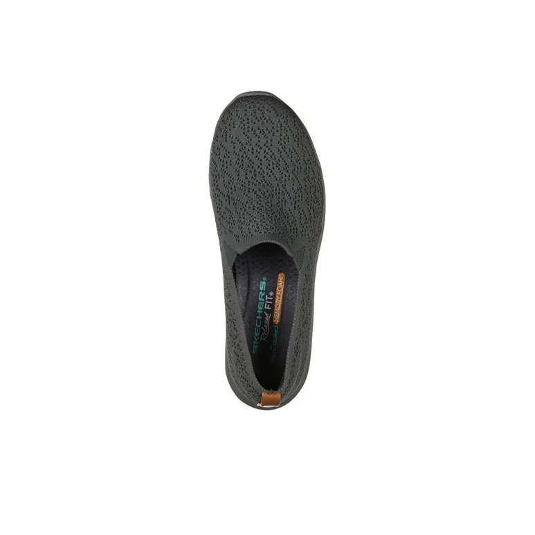 Skechers Reggae Fest Casual Shoes Women's Low-Top Charcoal Gray-3