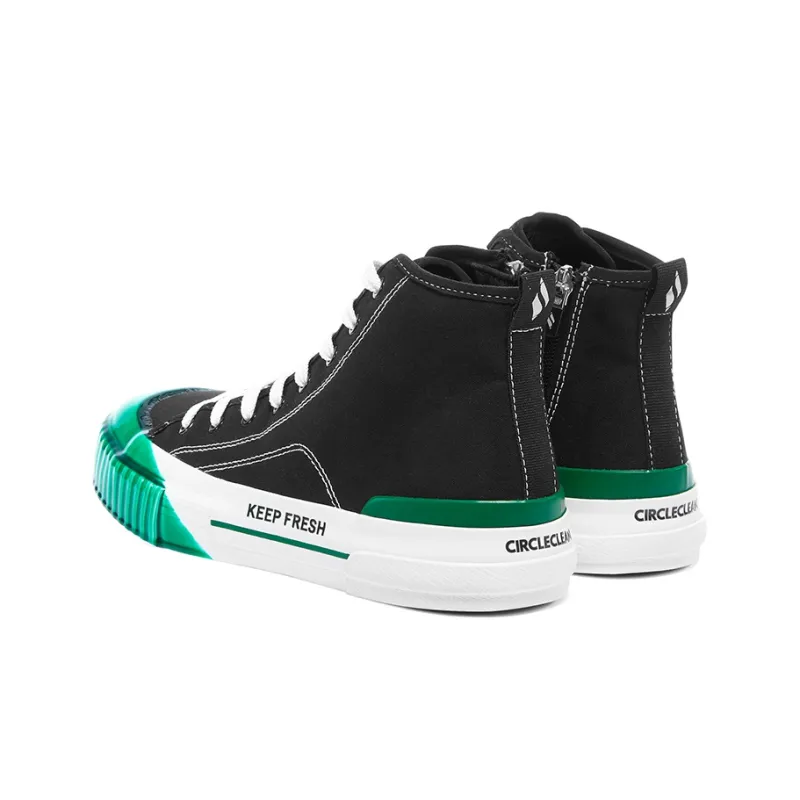 Skechers Keep Fresh New Moon X Circleclean 'Black Green' Women's-4