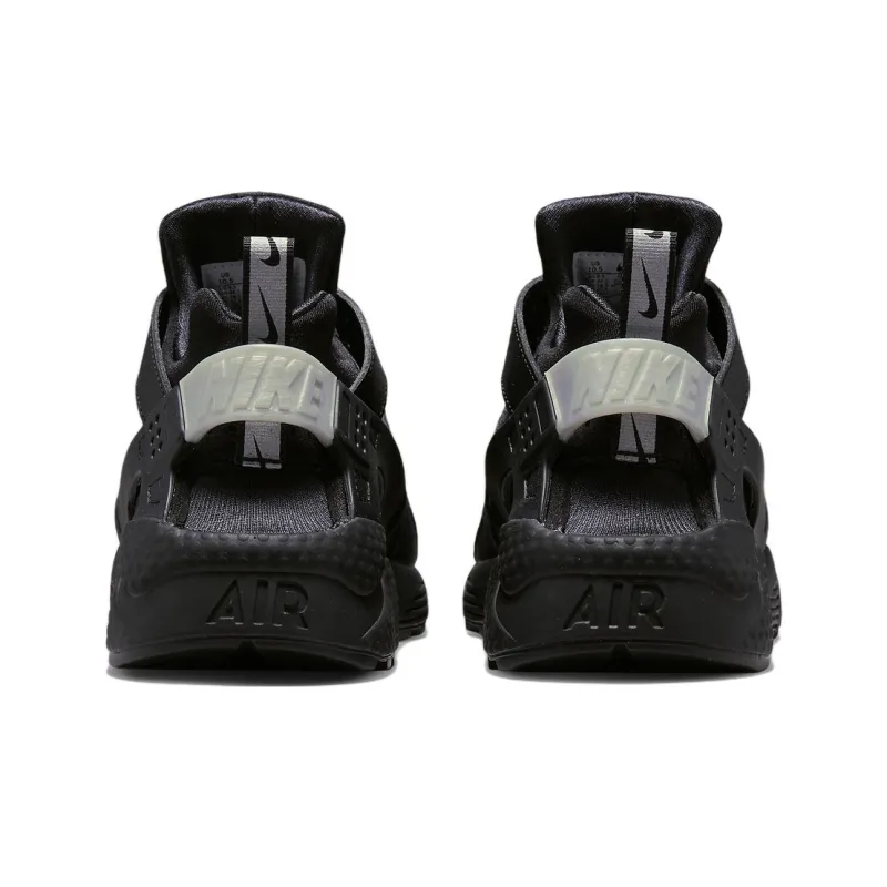 Nike Air Huarache Black Metallic Silver Mini Swoosh-4