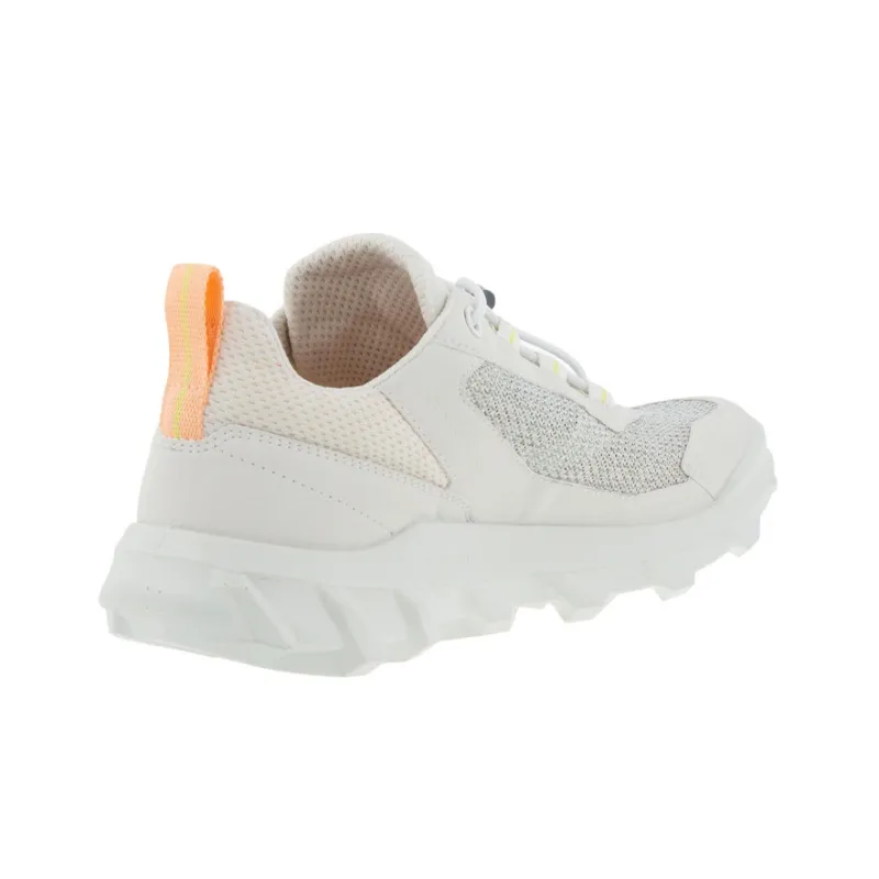 Ecco M Cushioning Anti Slip And Wear Resistant Breathable Coverage Low Top Sports Casual Shoes Women's White-3
