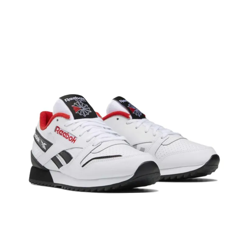Reebok Classic Leather Ripple ATI 90s Wear-Resistant Low-Top Running Shoes Women's White Black-2