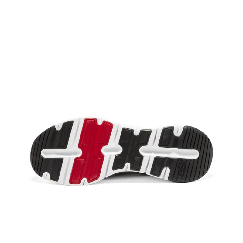 Skechers Arch Fit Shoes 'White Red Black'-4
