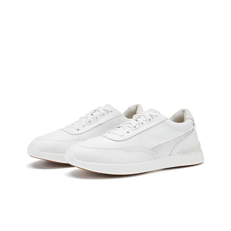 Clarks RaceLite Lace Low-Top Casual Shoes Men's White-2