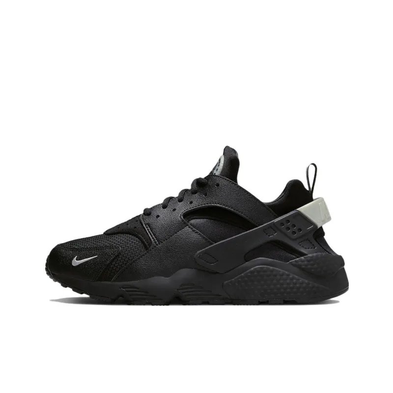 Nike Air Huarache Black Metallic Silver Mini Swoosh-0