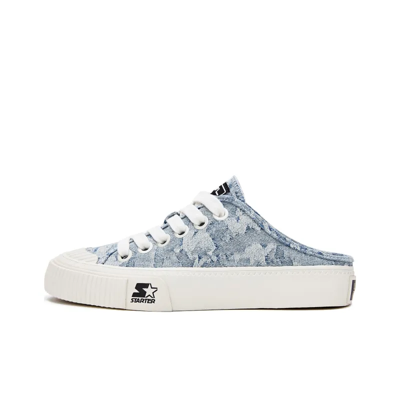 STARTER Breathable Low Top Skateboard Shoes Women's Denim Blue-0